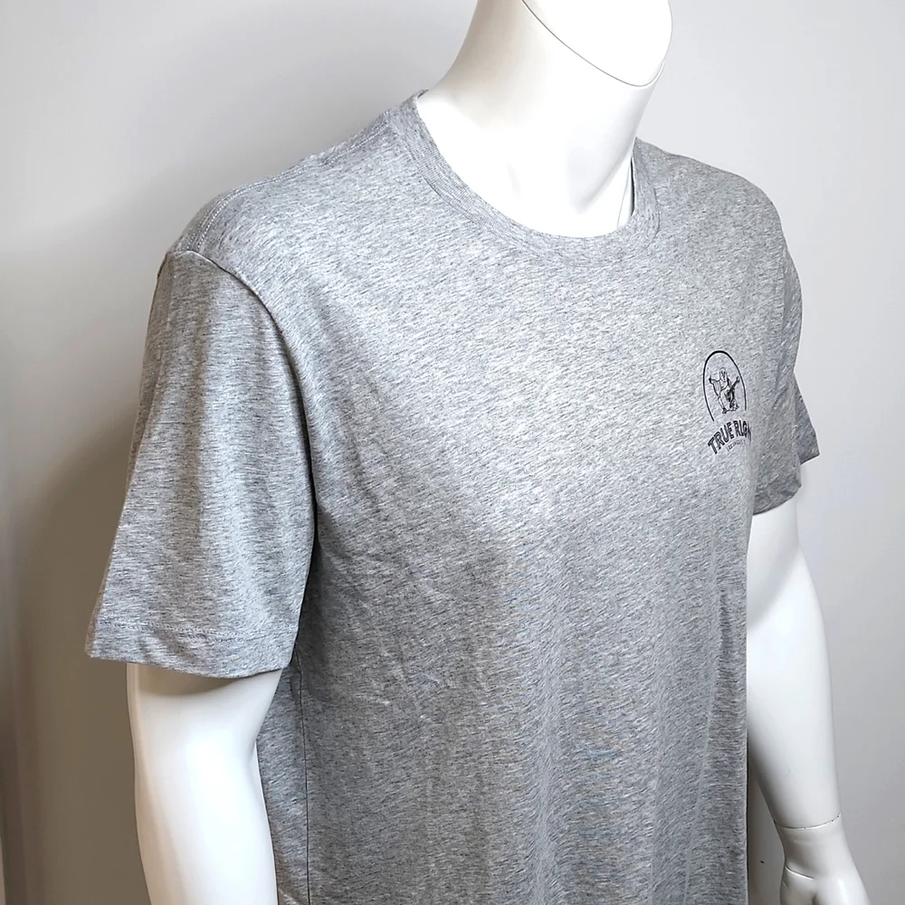 TRUE RELIGION HEATHER GREY TSHIRT EXTRA EXTRA LARGE